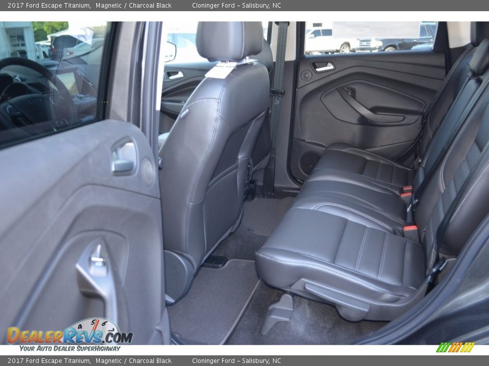 2017 Ford Escape Titanium Magnetic / Charcoal Black Photo #8