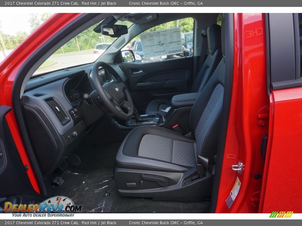 2017 Chevrolet Colorado Z71 Crew Cab Red Hot / Jet Black Photo #9