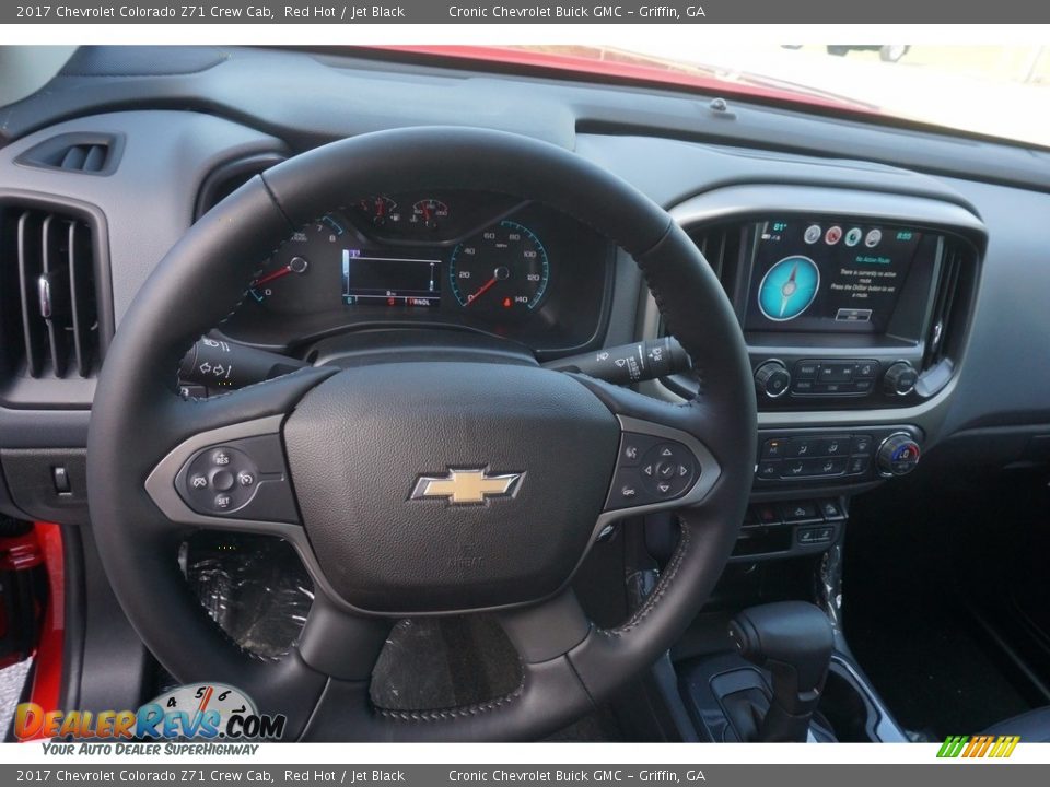 2017 Chevrolet Colorado Z71 Crew Cab Red Hot / Jet Black Photo #10