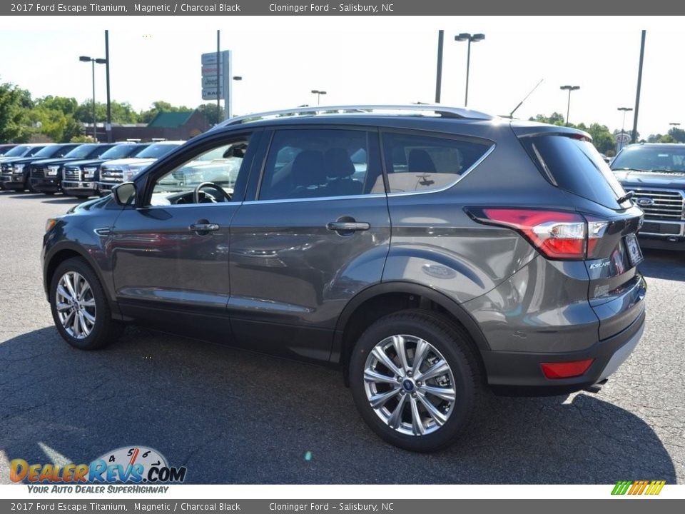 2017 Ford Escape Titanium Magnetic / Charcoal Black Photo #22