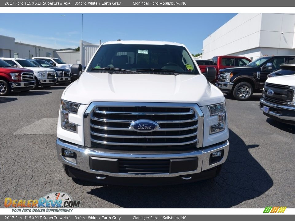 2017 Ford F150 XLT SuperCrew 4x4 Oxford White / Earth Gray Photo #4