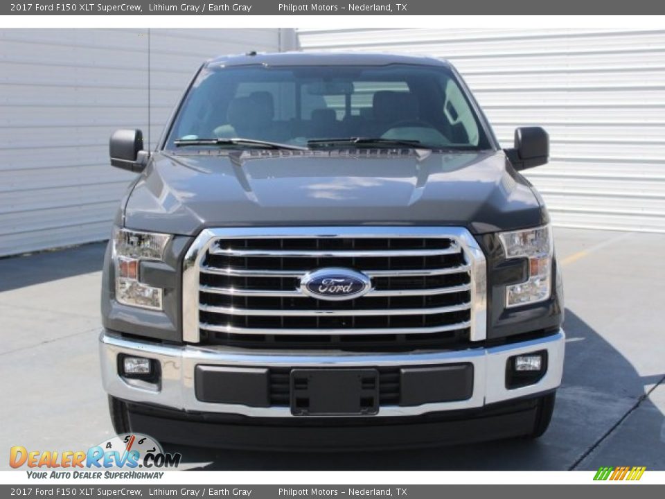 2017 Ford F150 XLT SuperCrew Lithium Gray / Earth Gray Photo #2