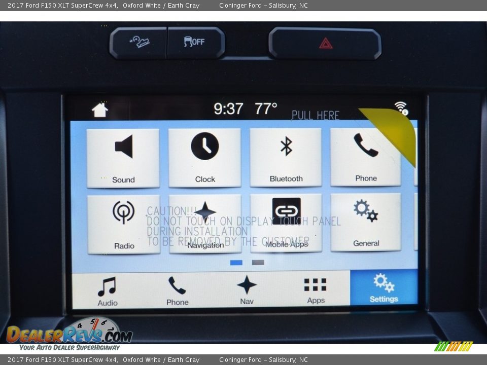 2017 Ford F150 XLT SuperCrew 4x4 Oxford White / Earth Gray Photo #12