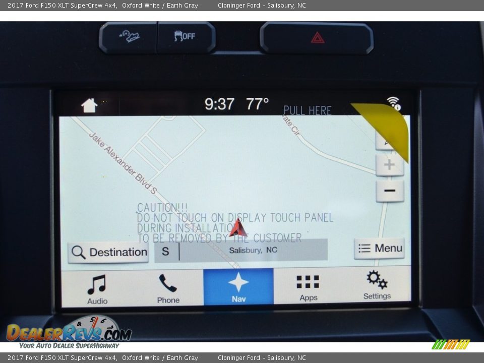 2017 Ford F150 XLT SuperCrew 4x4 Oxford White / Earth Gray Photo #14