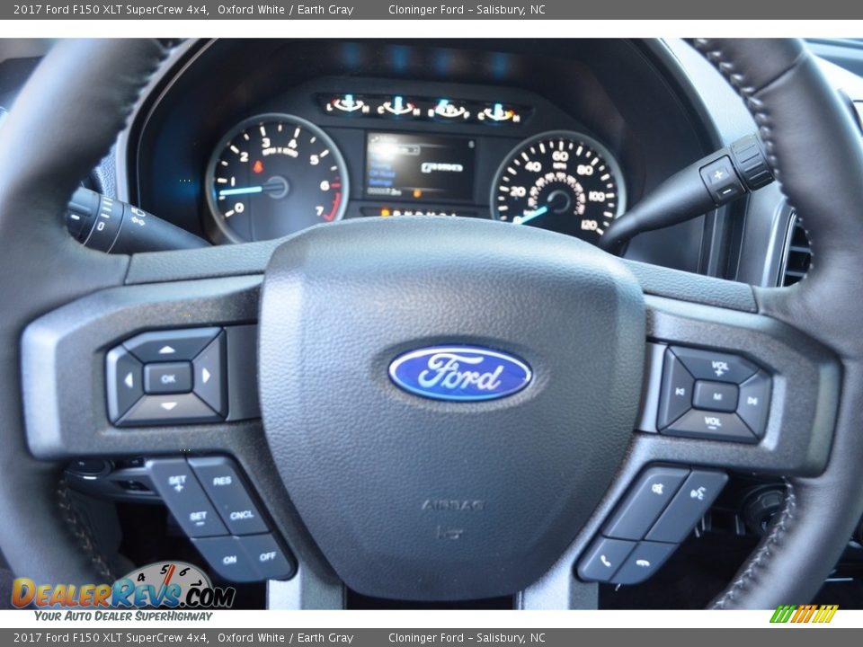 2017 Ford F150 XLT SuperCrew 4x4 Oxford White / Earth Gray Photo #20