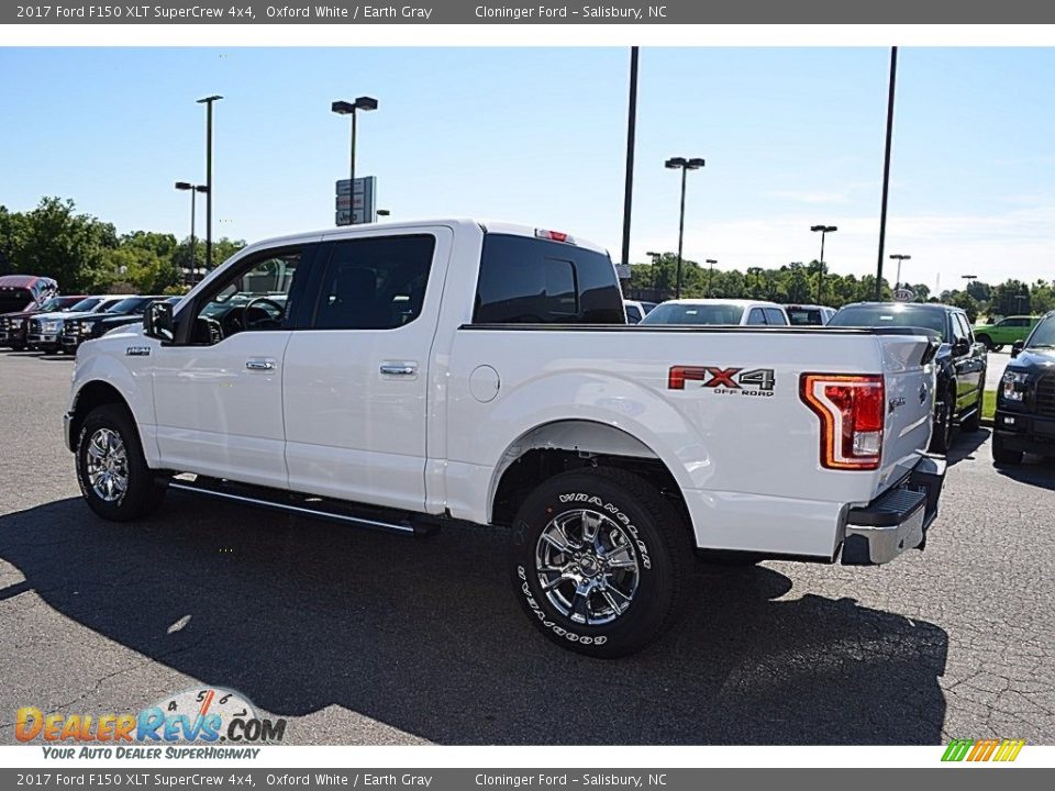 2017 Ford F150 XLT SuperCrew 4x4 Oxford White / Earth Gray Photo #23