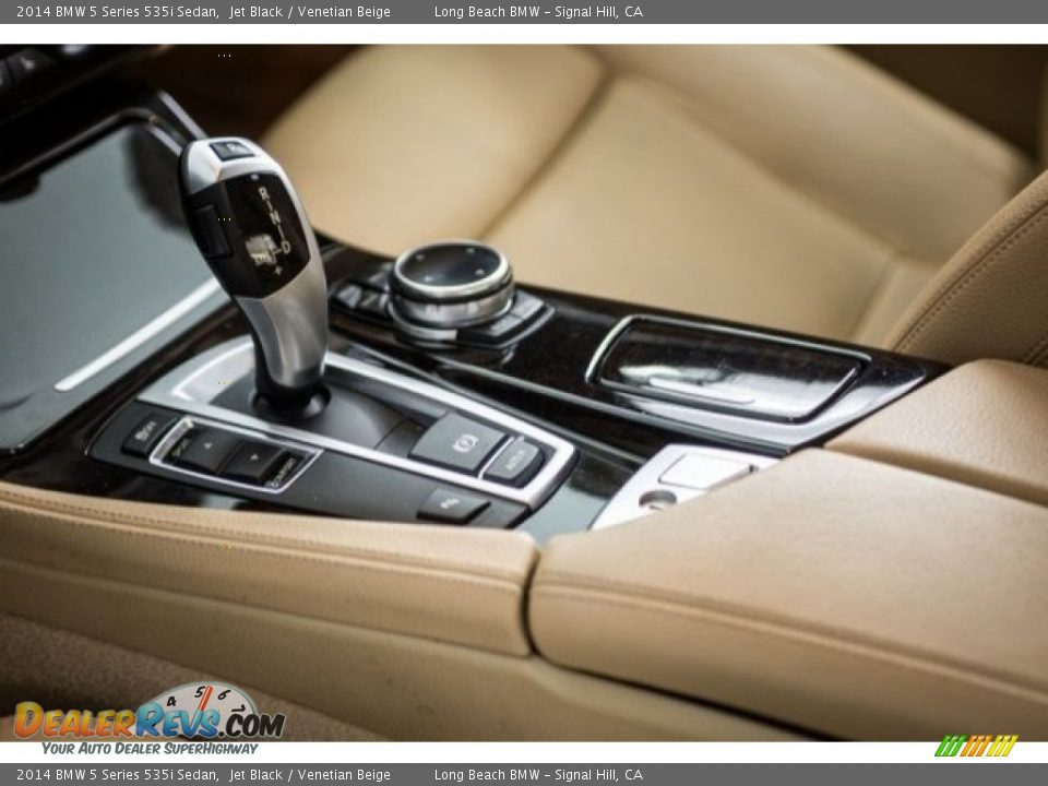 2014 BMW 5 Series 535i Sedan Jet Black / Venetian Beige Photo #9