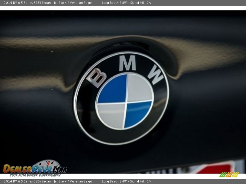 2014 BMW 5 Series 535i Sedan Jet Black / Venetian Beige Photo #31