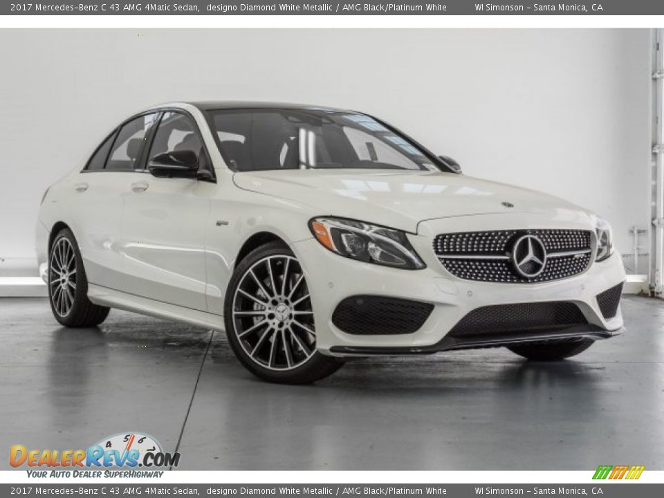 Front 3/4 View of 2017 Mercedes-Benz C 43 AMG 4Matic Sedan Photo #12
