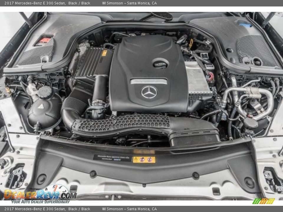 2017 Mercedes-Benz E 300 Sedan Black / Black Photo #8