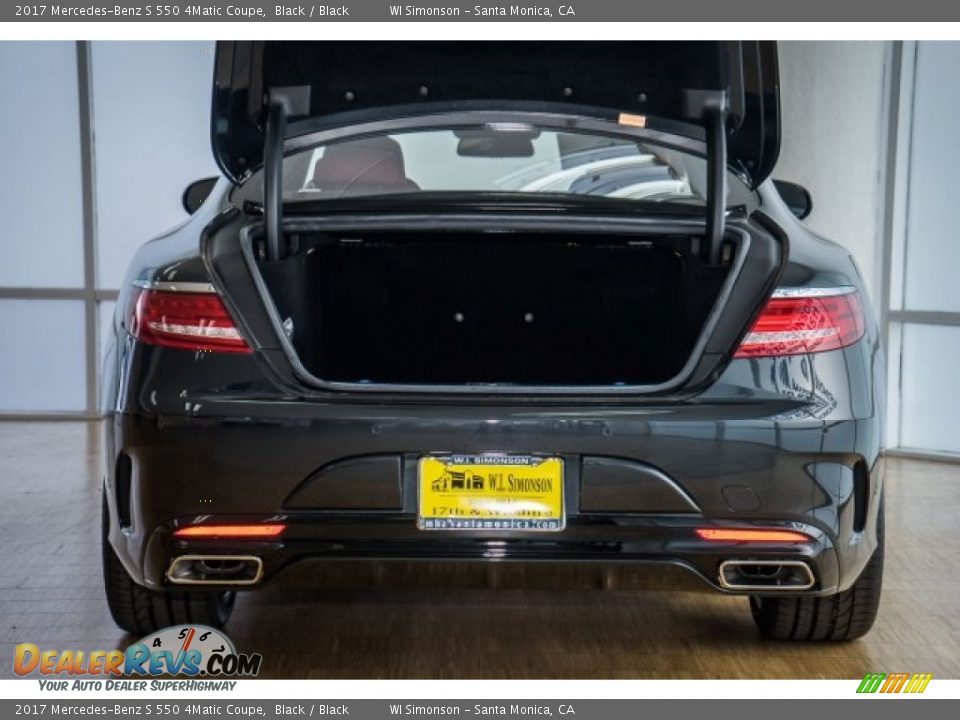 2017 Mercedes-Benz S 550 4Matic Coupe Black / Black Photo #5