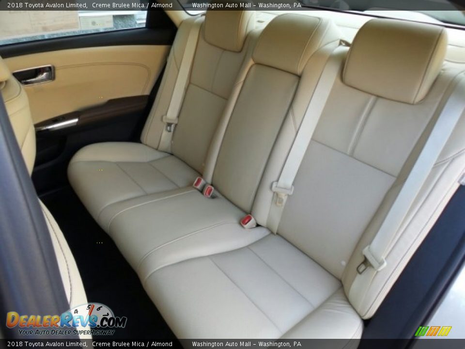 Rear Seat of 2018 Toyota Avalon Limited Photo #11