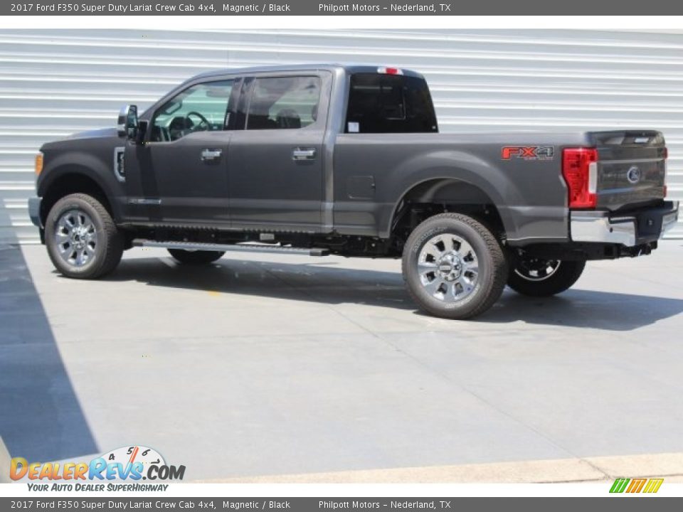 2017 Ford F350 Super Duty Lariat Crew Cab 4x4 Magnetic / Black Photo #5
