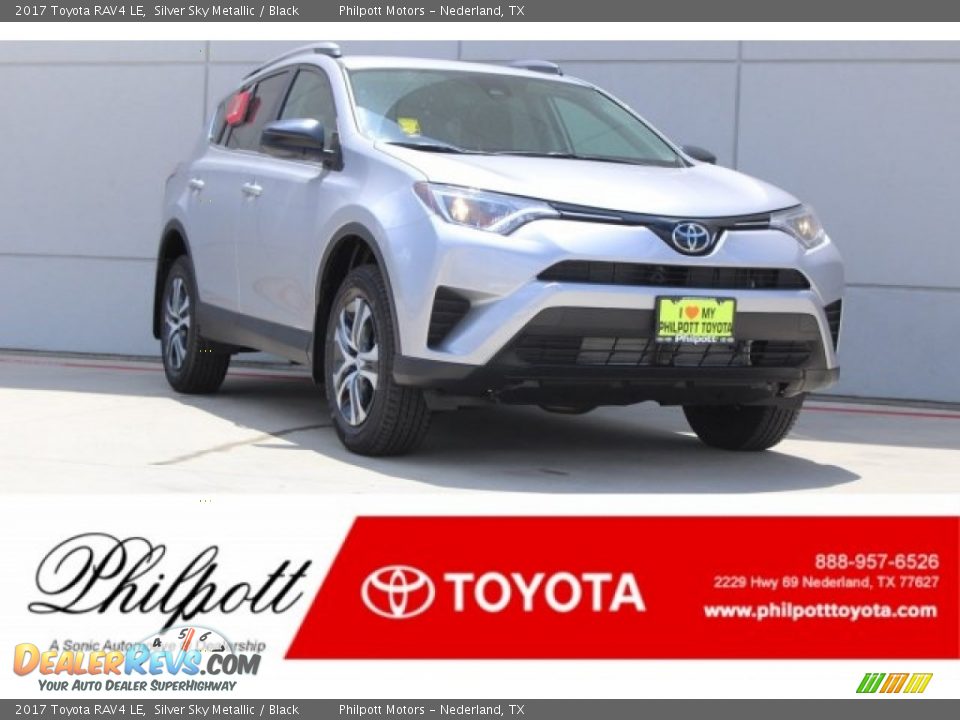 2017 Toyota RAV4 LE Silver Sky Metallic / Black Photo #1