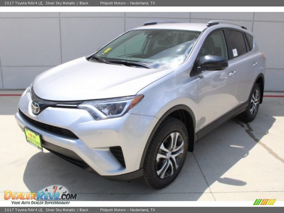 2017 Toyota RAV4 LE Silver Sky Metallic / Black Photo #3