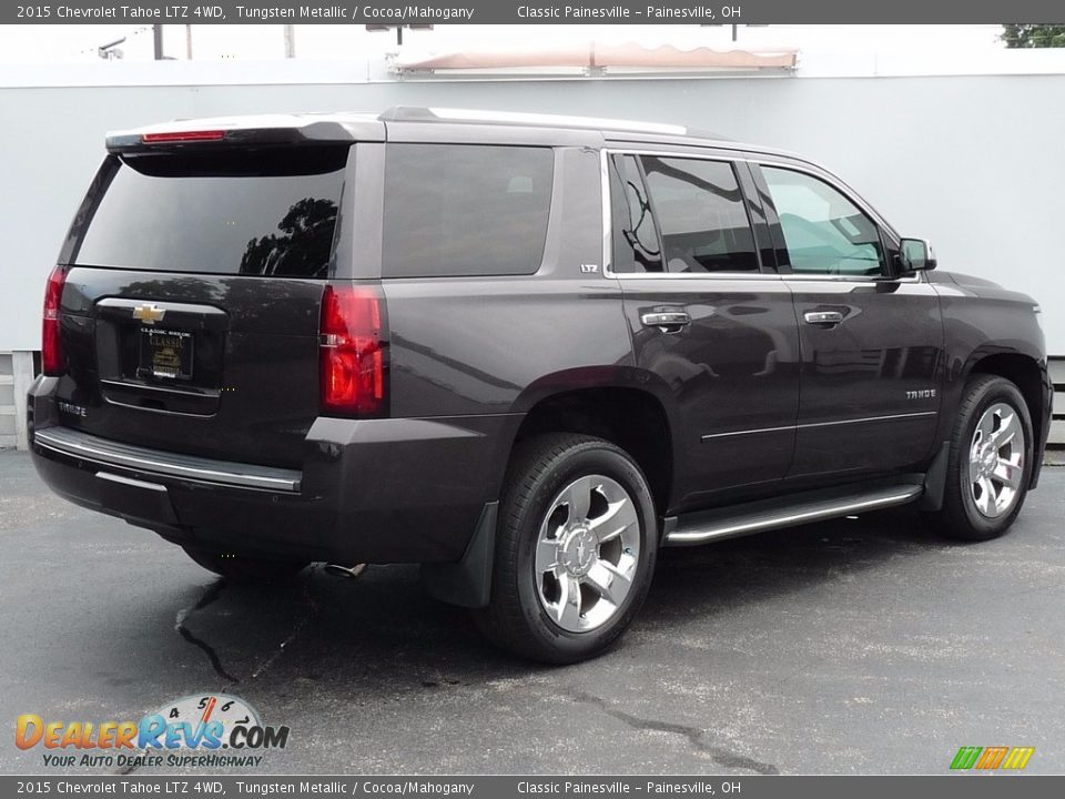 2015 Chevrolet Tahoe LTZ 4WD Tungsten Metallic / Cocoa/Mahogany Photo #2