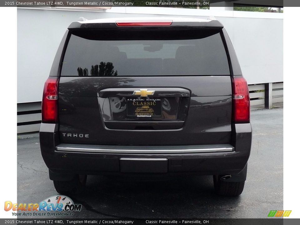 2015 Chevrolet Tahoe LTZ 4WD Tungsten Metallic / Cocoa/Mahogany Photo #3
