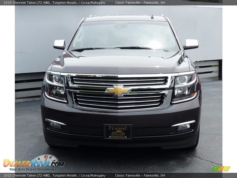 2015 Chevrolet Tahoe LTZ 4WD Tungsten Metallic / Cocoa/Mahogany Photo #4