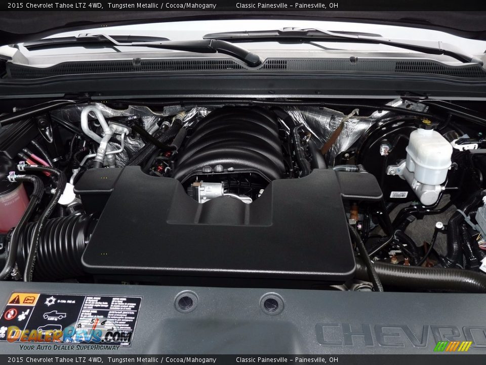 2015 Chevrolet Tahoe LTZ 4WD Tungsten Metallic / Cocoa/Mahogany Photo #6