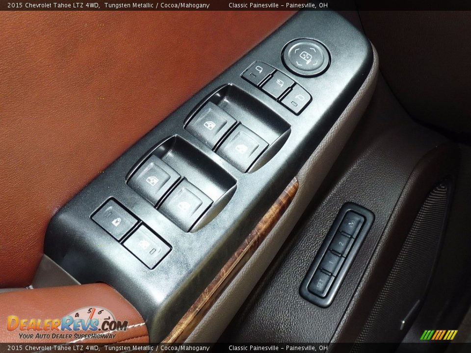 2015 Chevrolet Tahoe LTZ 4WD Tungsten Metallic / Cocoa/Mahogany Photo #13