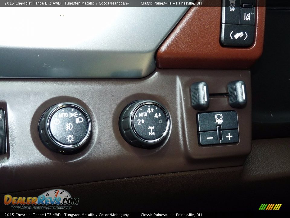 2015 Chevrolet Tahoe LTZ 4WD Tungsten Metallic / Cocoa/Mahogany Photo #15