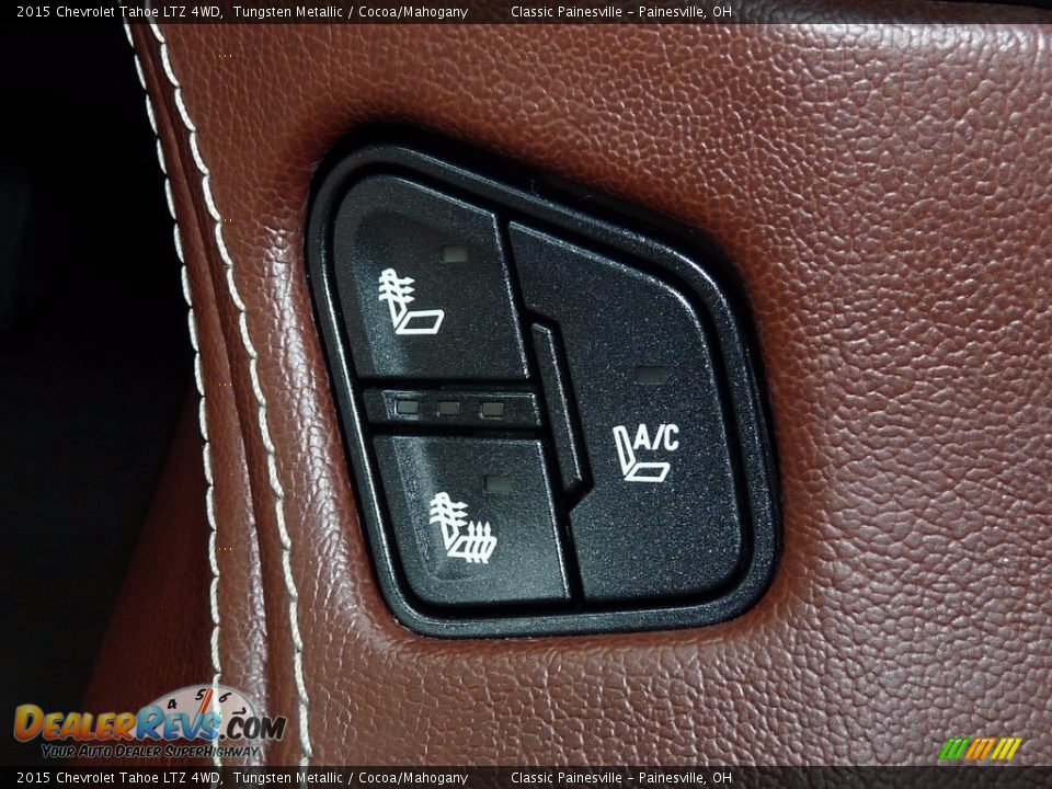 2015 Chevrolet Tahoe LTZ 4WD Tungsten Metallic / Cocoa/Mahogany Photo #19