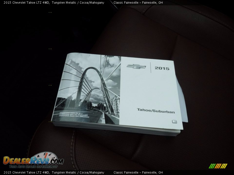 2015 Chevrolet Tahoe LTZ 4WD Tungsten Metallic / Cocoa/Mahogany Photo #21