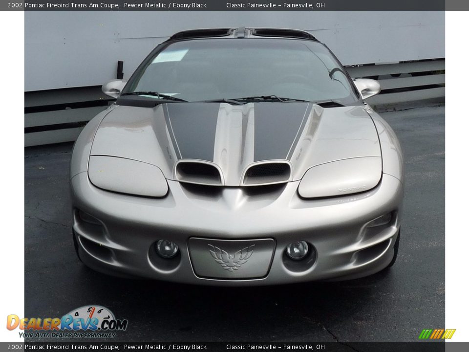 2002 Pontiac Firebird Trans Am Coupe Pewter Metallic / Ebony Black Photo #4