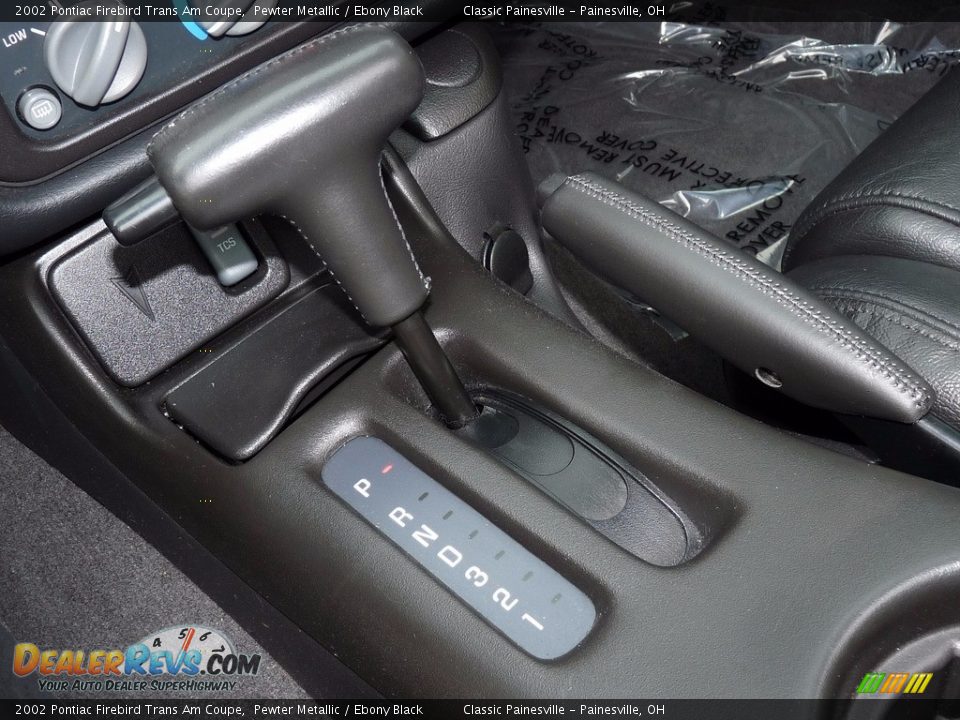 2002 Pontiac Firebird Trans Am Coupe Pewter Metallic / Ebony Black Photo #15