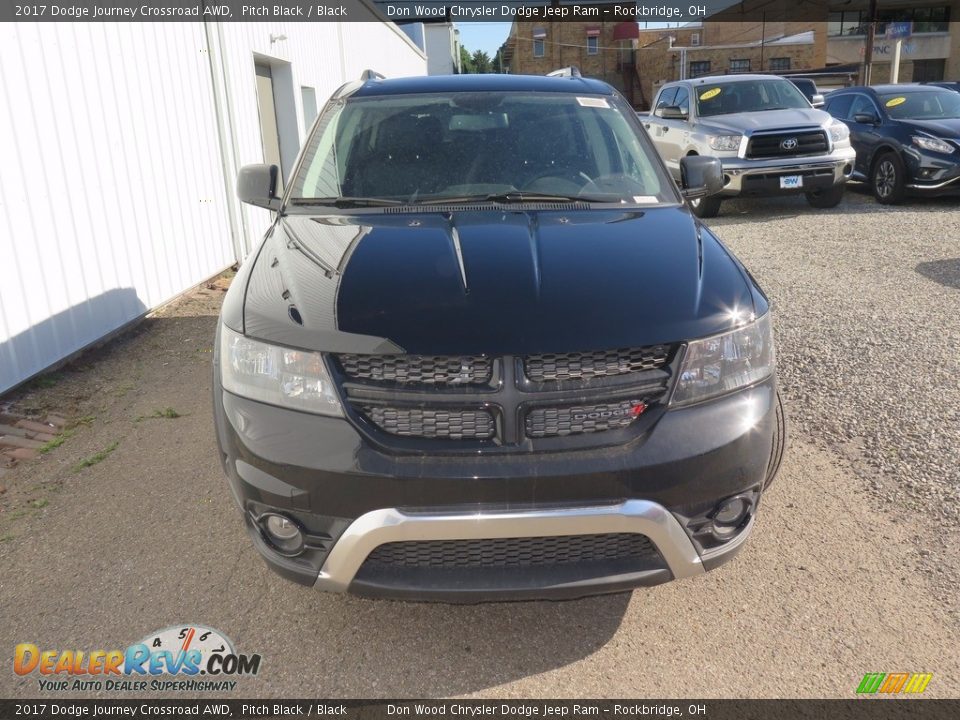 2017 Dodge Journey Crossroad AWD Pitch Black / Black Photo #3