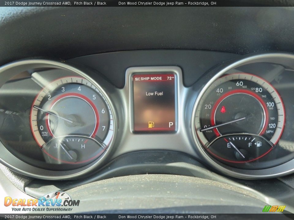2017 Dodge Journey Crossroad AWD Pitch Black / Black Photo #10