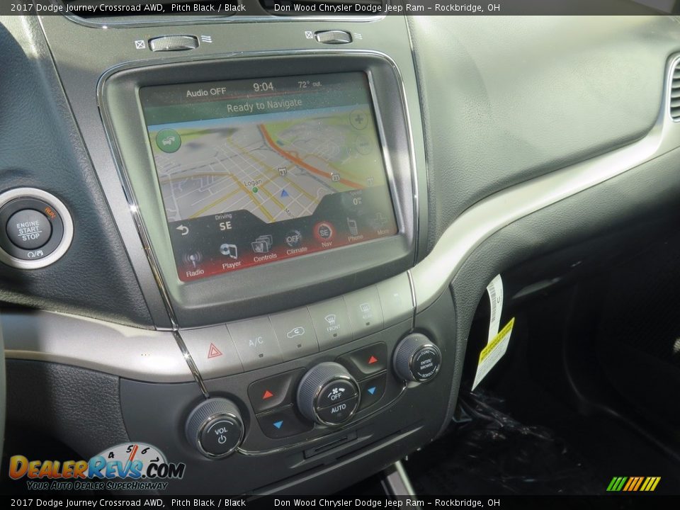 2017 Dodge Journey Crossroad AWD Pitch Black / Black Photo #11