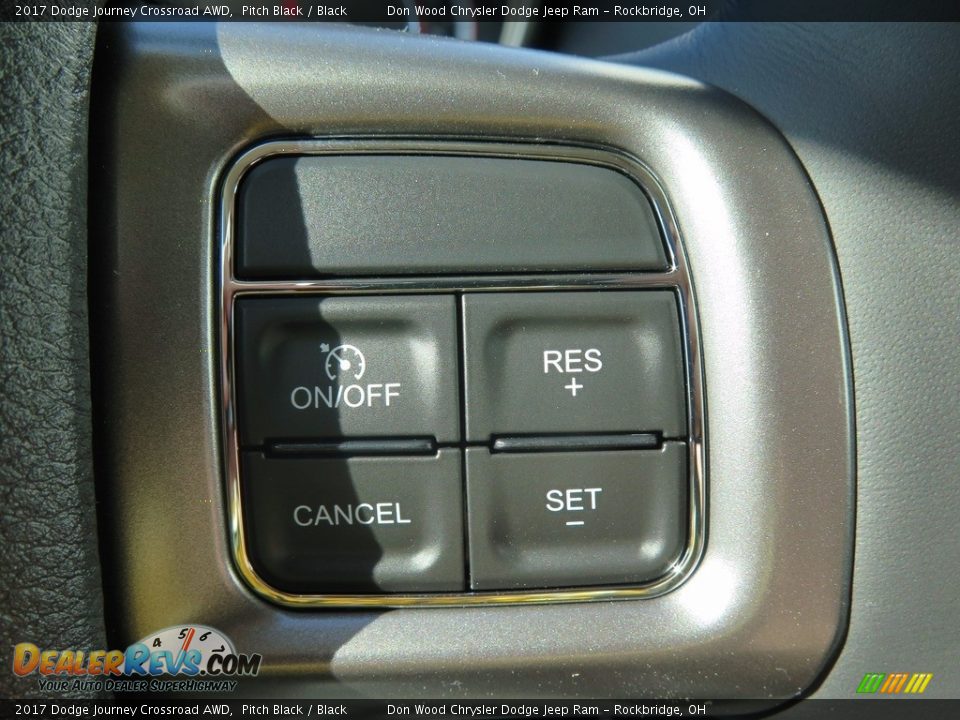2017 Dodge Journey Crossroad AWD Pitch Black / Black Photo #20