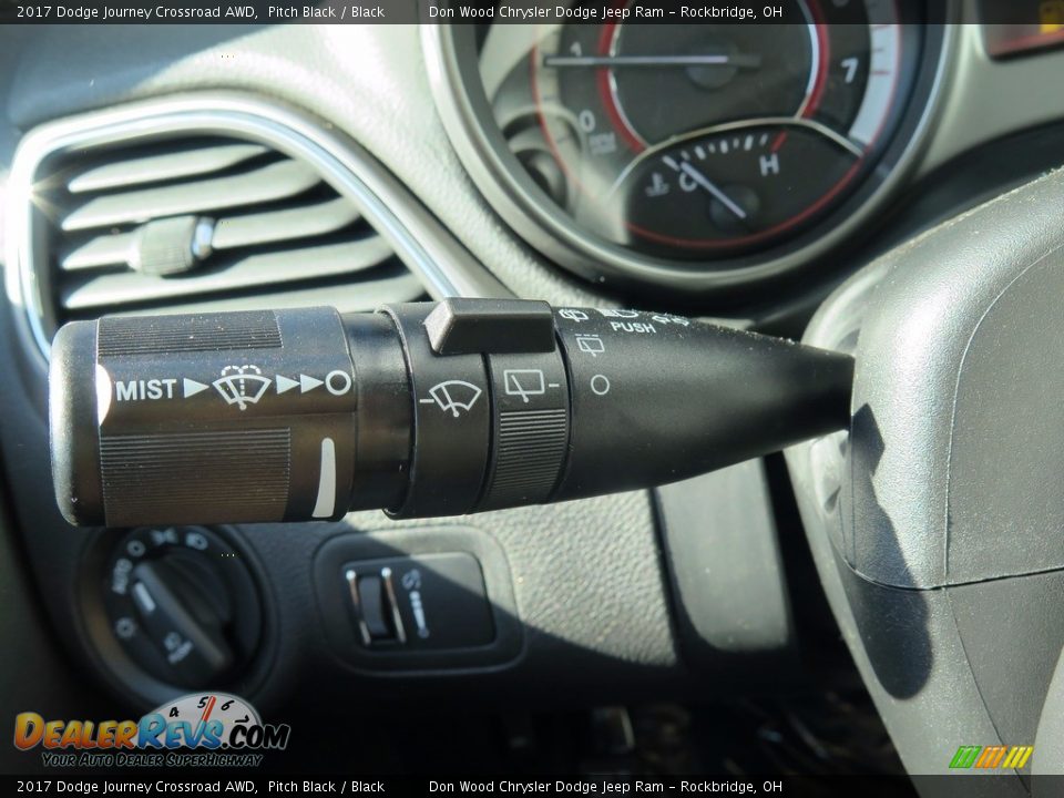 2017 Dodge Journey Crossroad AWD Pitch Black / Black Photo #21