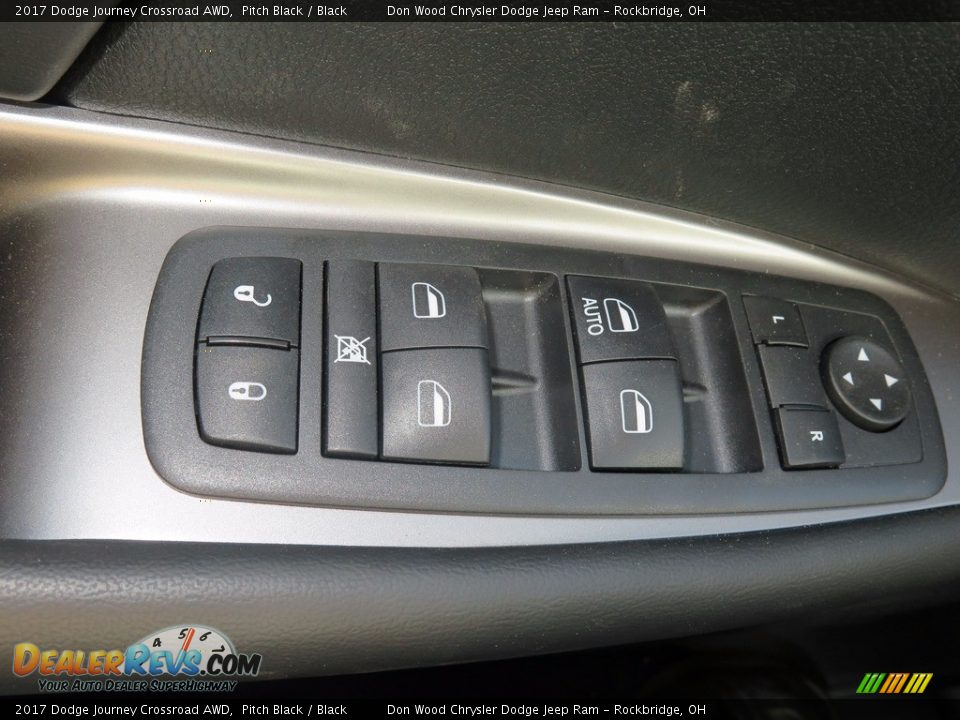 2017 Dodge Journey Crossroad AWD Pitch Black / Black Photo #22