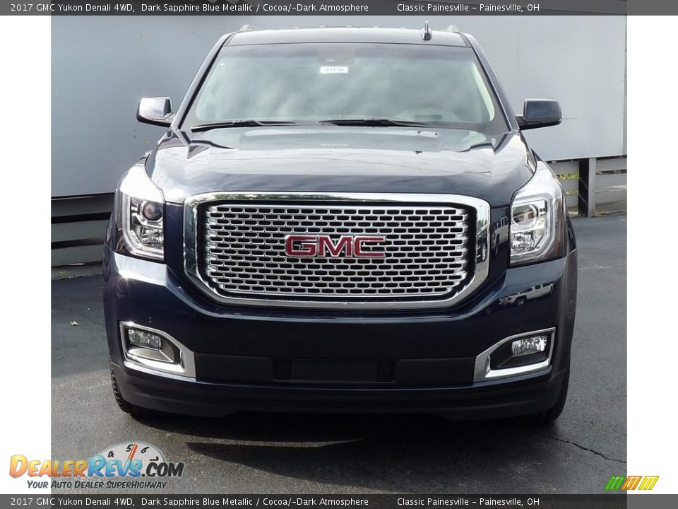 2017 GMC Yukon Denali 4WD Dark Sapphire Blue Metallic / Cocoa/­Dark Atmosphere Photo #4