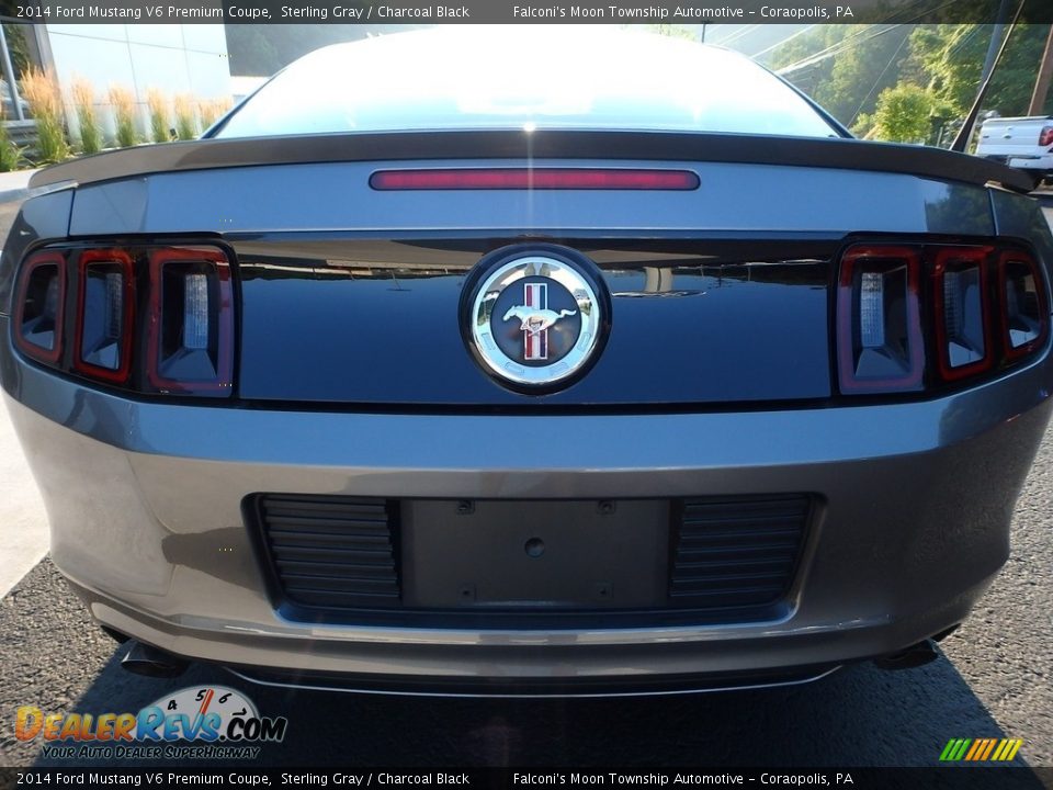 2014 Ford Mustang V6 Premium Coupe Sterling Gray / Charcoal Black Photo #3