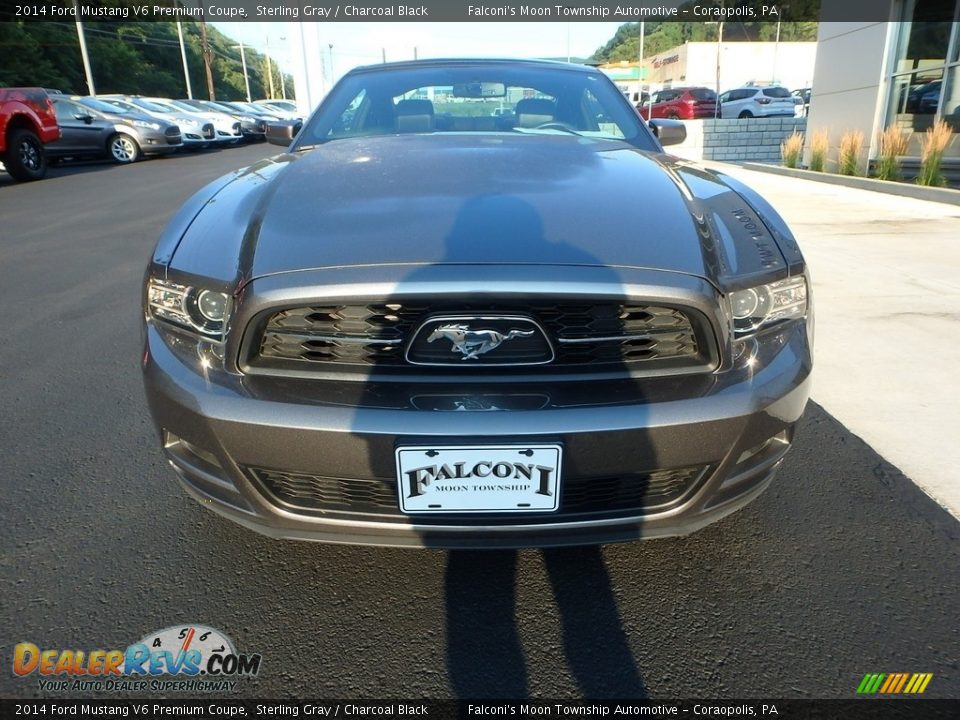 2014 Ford Mustang V6 Premium Coupe Sterling Gray / Charcoal Black Photo #7