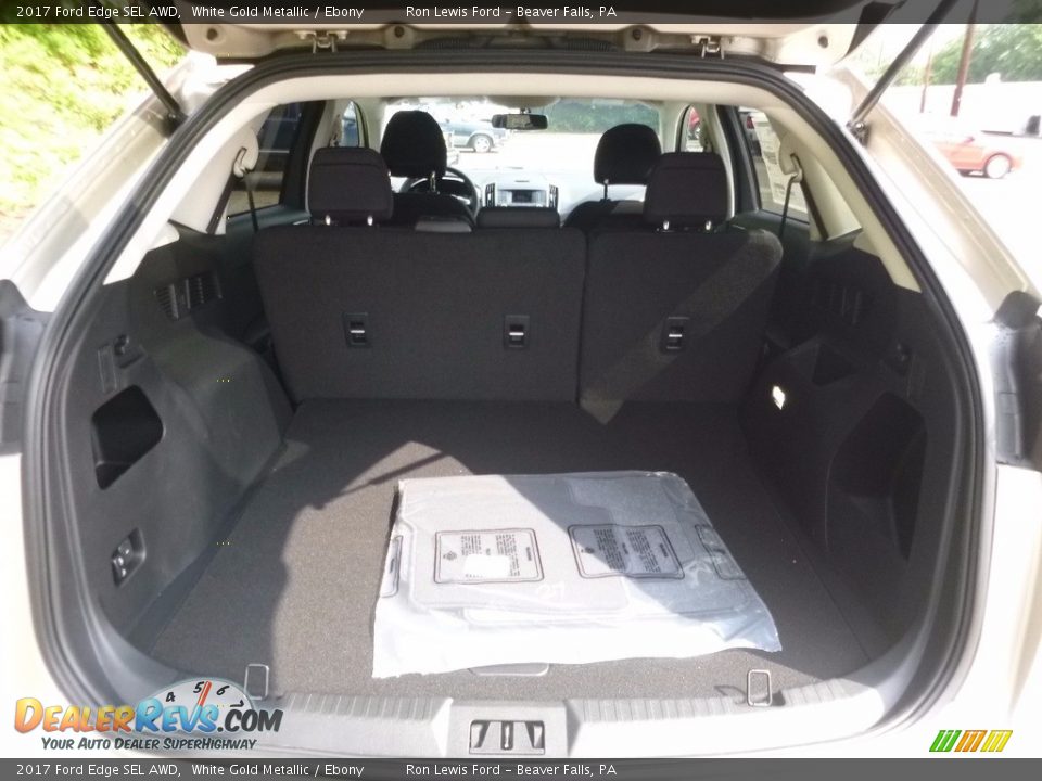 2017 Ford Edge SEL AWD White Gold Metallic / Ebony Photo #4