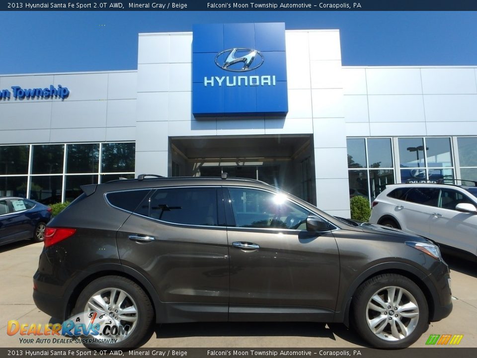 2013 Hyundai Santa Fe Sport 2.0T AWD Mineral Gray / Beige Photo #1