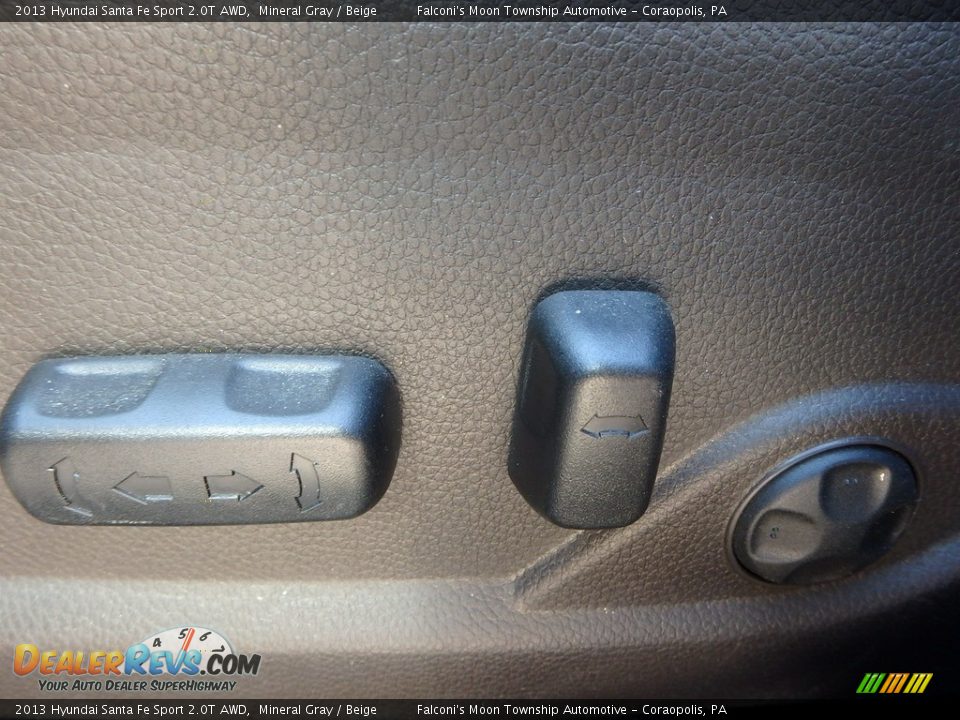 2013 Hyundai Santa Fe Sport 2.0T AWD Mineral Gray / Beige Photo #20