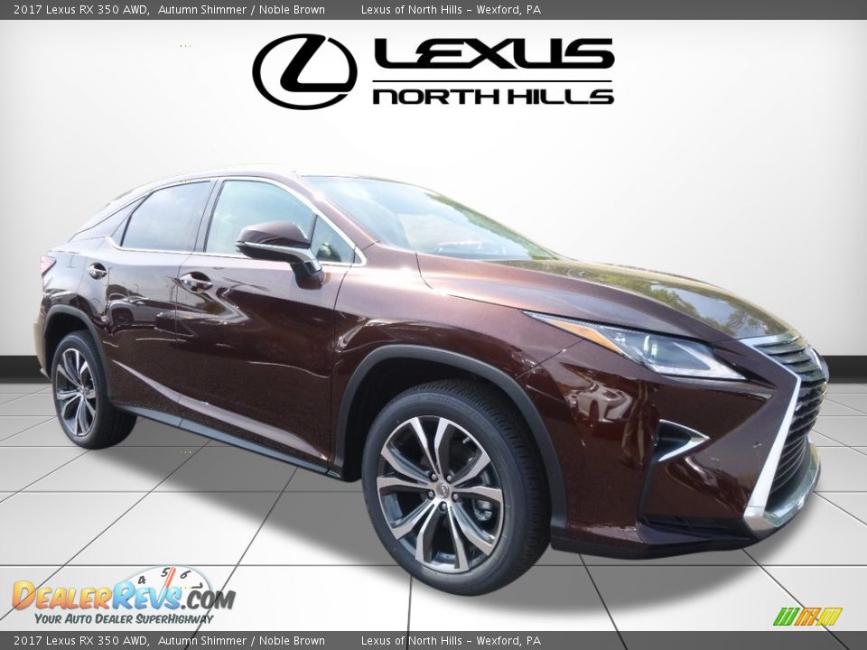 2017 Lexus RX 350 AWD Autumn Shimmer / Noble Brown Photo #1