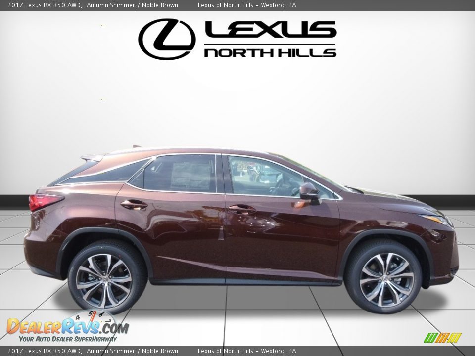 2017 Lexus RX 350 AWD Autumn Shimmer / Noble Brown Photo #2