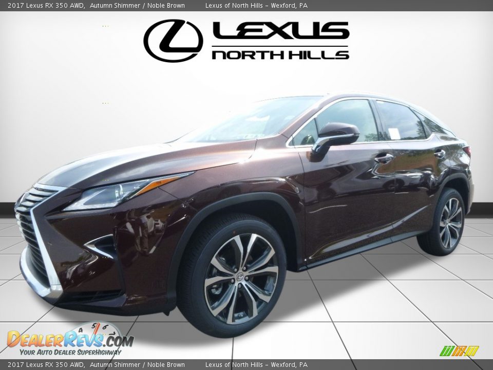 2017 Lexus RX 350 AWD Autumn Shimmer / Noble Brown Photo #4