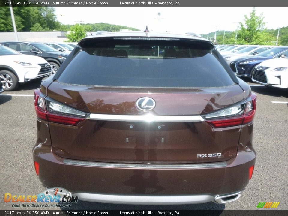 2017 Lexus RX 350 AWD Autumn Shimmer / Noble Brown Photo #6