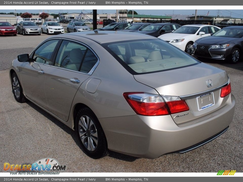 2014 Honda Accord LX Sedan Champagne Frost Pearl / Ivory Photo #3
