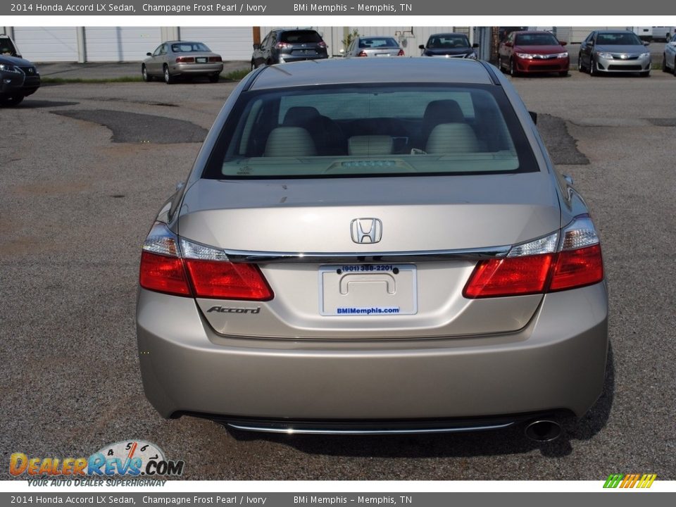 2014 Honda Accord LX Sedan Champagne Frost Pearl / Ivory Photo #4