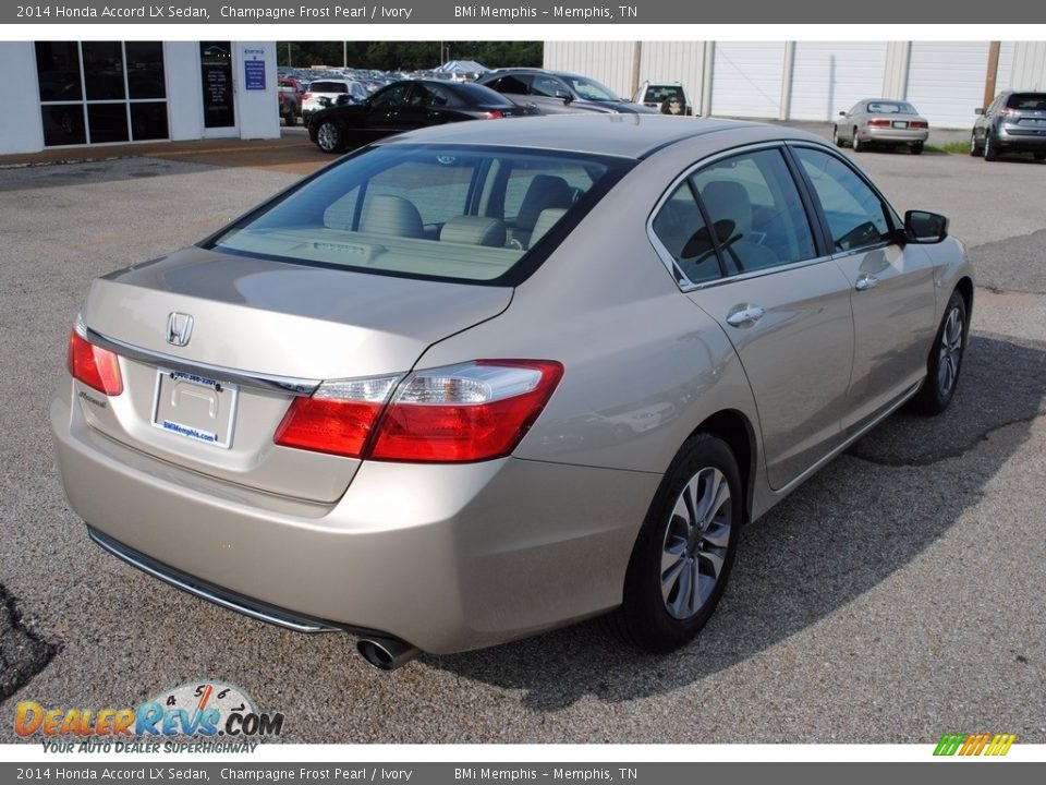 2014 Honda Accord LX Sedan Champagne Frost Pearl / Ivory Photo #5