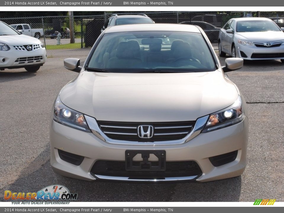 2014 Honda Accord LX Sedan Champagne Frost Pearl / Ivory Photo #8