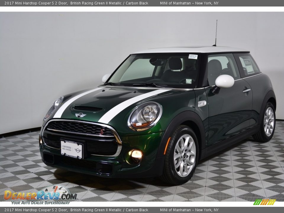 2017 Mini Hardtop Cooper S 2 Door British Racing Green II Metallic / Carbon Black Photo #1